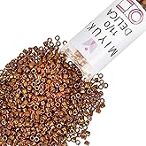 Miyuki Delica Seed Beads – Size 11/0 (1.6 mm), DB0505, Deep Yellow Gold, 7.2 g, Approx. 1440 Beads, Made in Japan