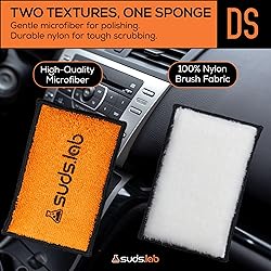 Suds Lab DS Microfiber Detailing Scrub Pad 2 Pack