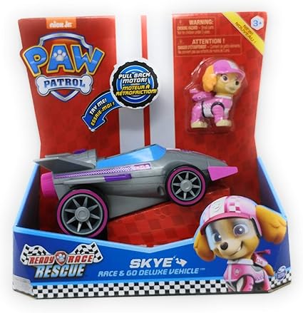 paw patrol race and go deluxe vehicle