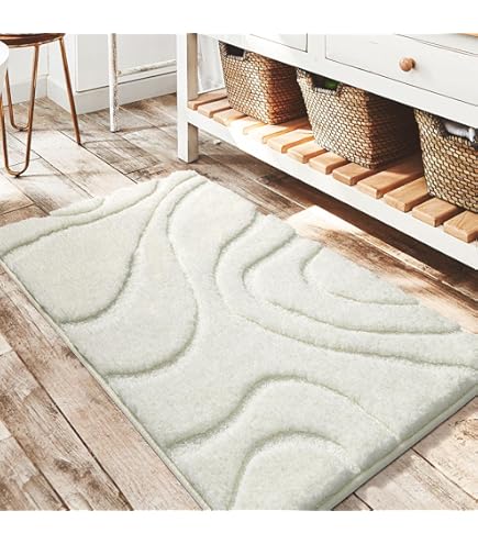 Amazon.com: DEXDE Boho Bath Rug 20x32 Inches - Geometric Non