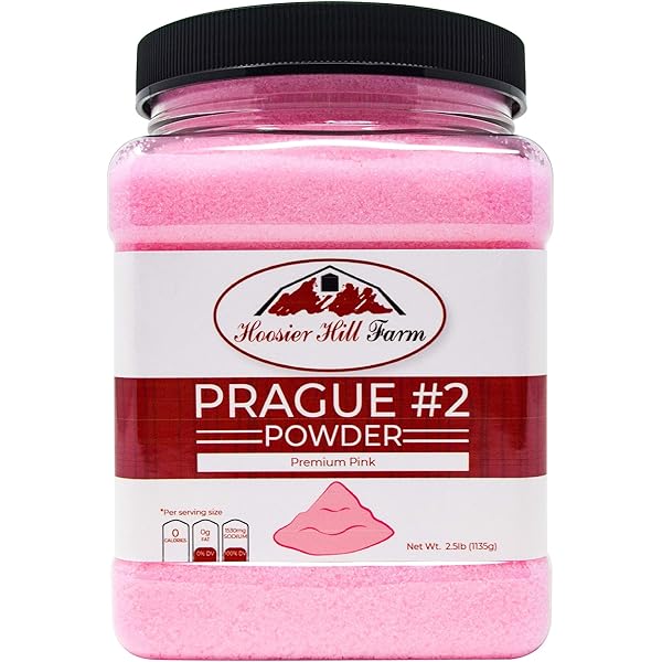 Amazon Com Hoosier Hill Farm Prague Powder No 1 Pink Curing Salt 2 5 Pound Flavored Salts Grocery Gourmet Food