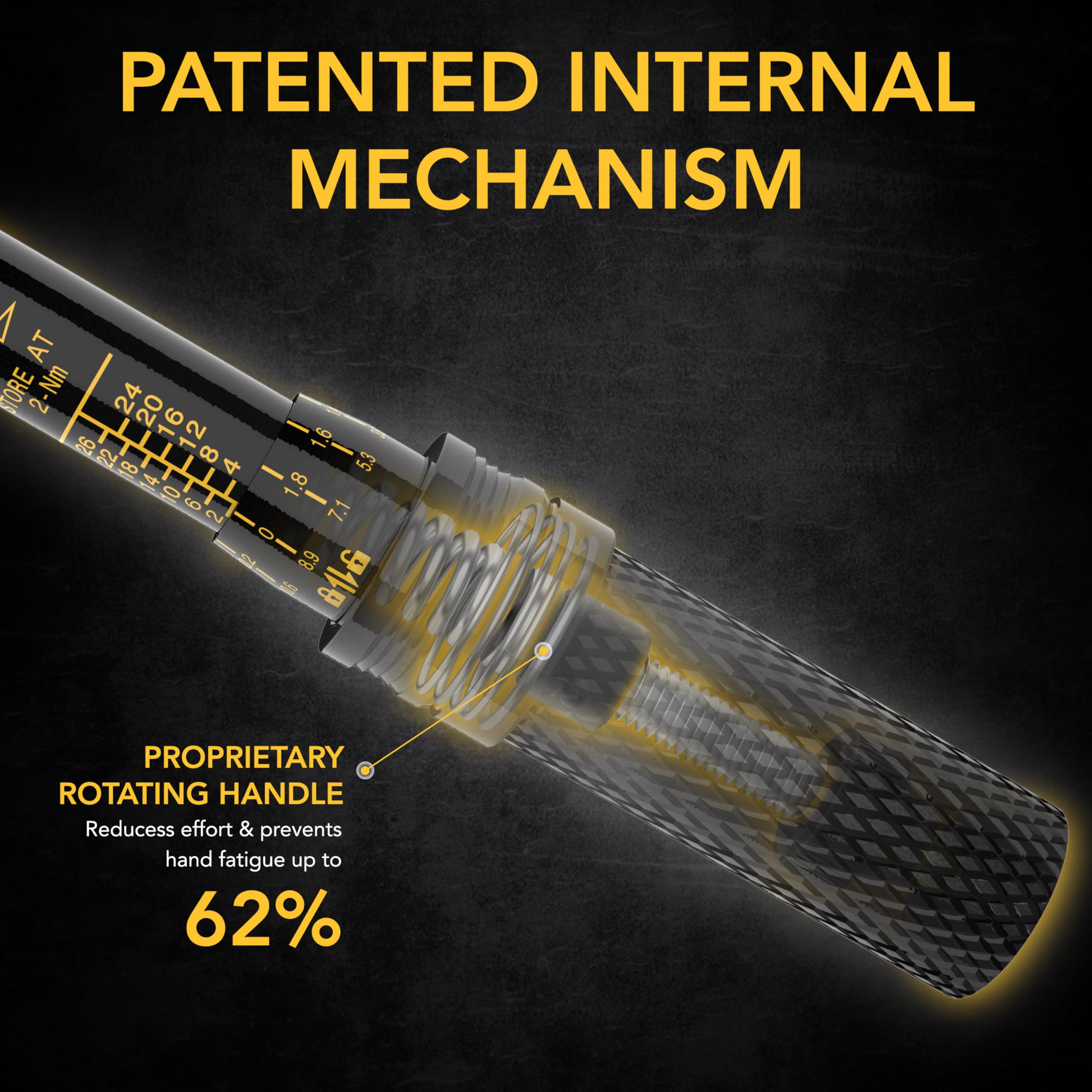 LEXIVON Bike Torque Wrench 1/4Inch Dr. 15Piece Kit 72Tooth Gear