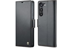 SINIANL Samsung Galaxy S24 Wallet Case with RFID Blocking, Samsung S24 Case Wallet for Women Men with Card Holder Magnetic Clasp Kickstand Leather Book Folio Case for Galaxy S24 Black