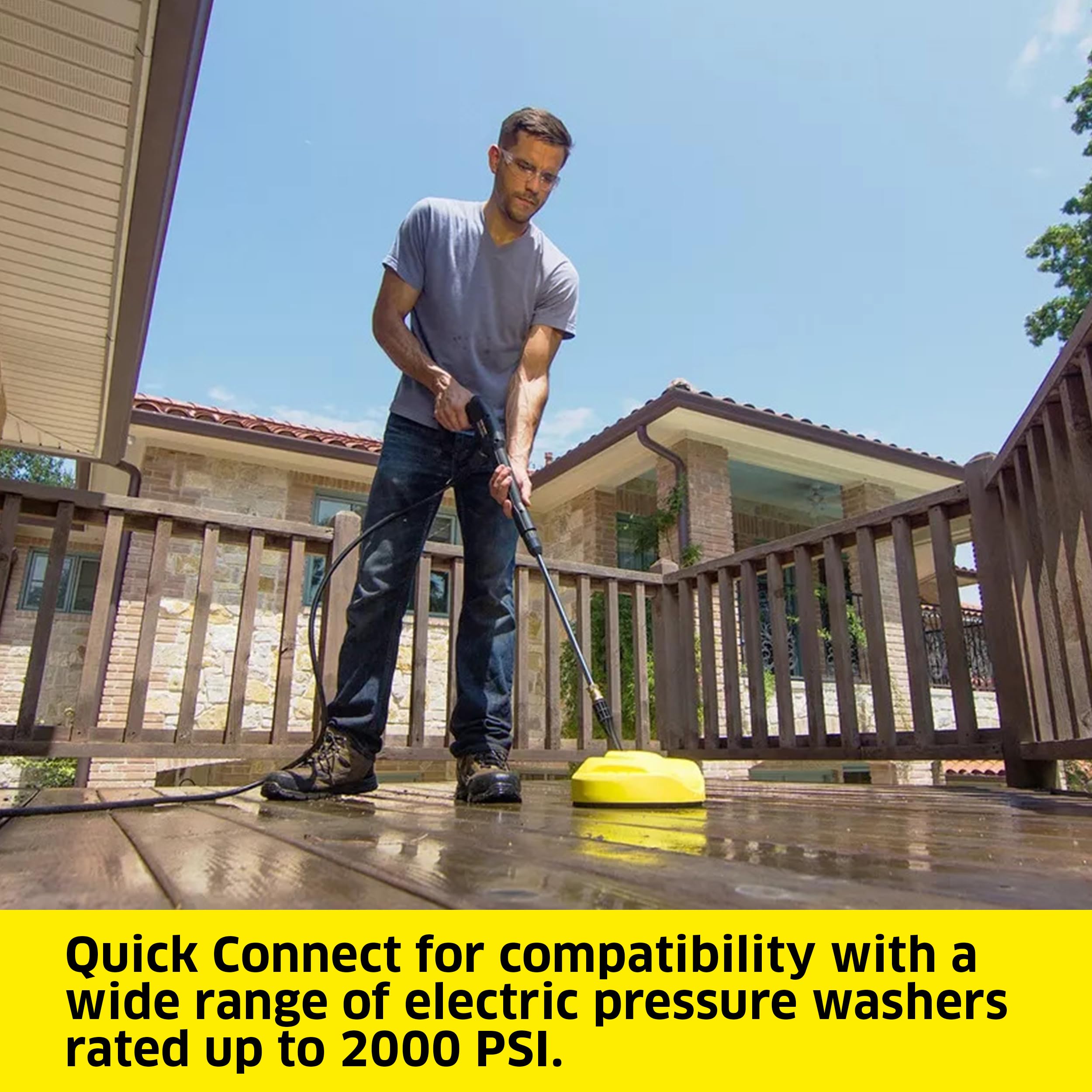 Kärcher Surface Cleaner for Pressure Washers, 2000 PSI - Quick-Connect