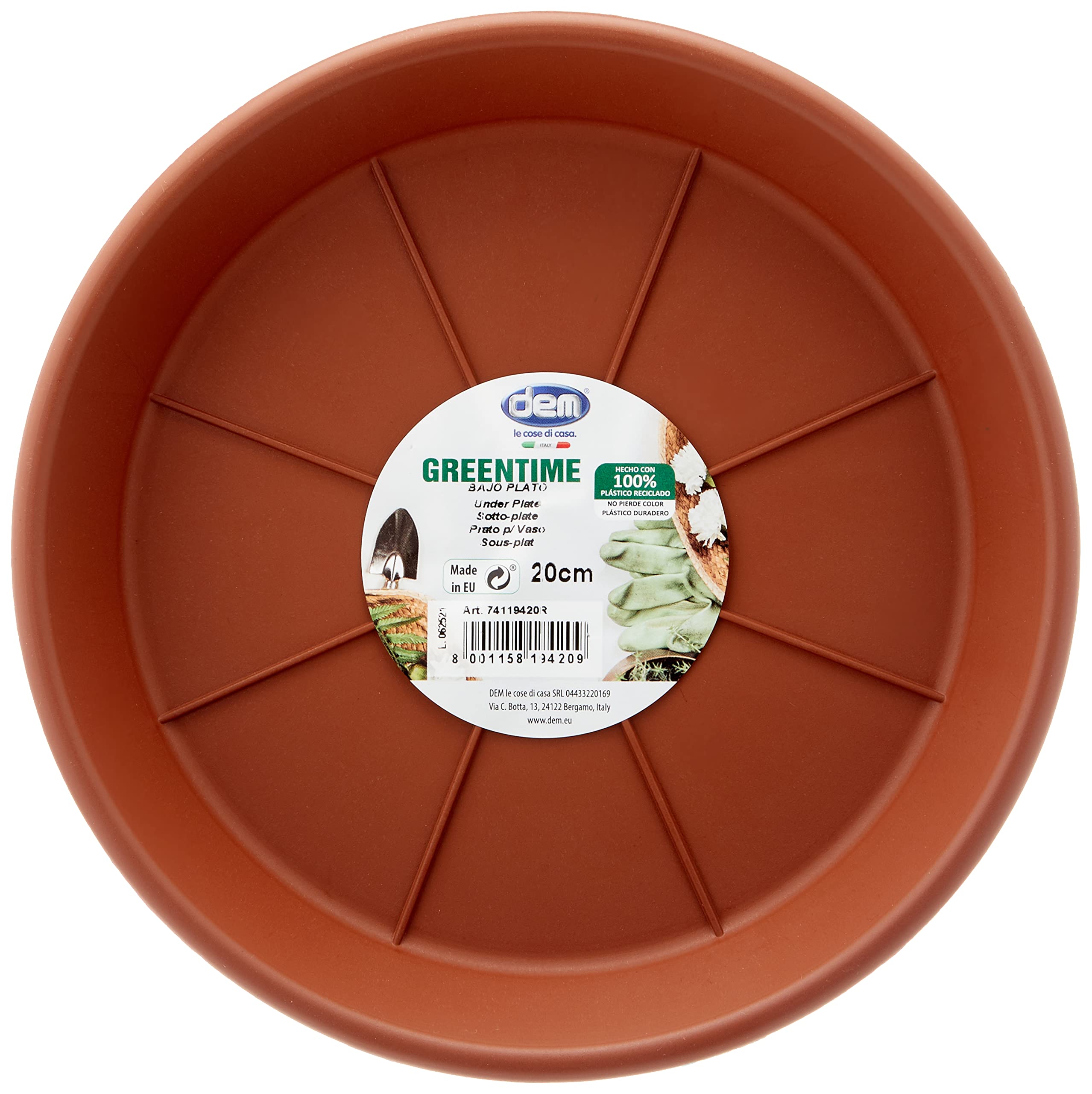 BigBuy Garden Bajo Plato para MACETAS 20CM