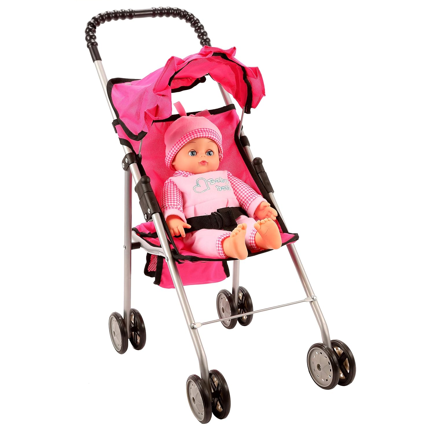 badger basket quad deluxe doll stroller