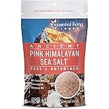 Essential Living Foods Pink Himalayan Sea Salt - Vegan, Non-GMO, Gluten-Free, Kosher - 16oz Resealable Bag