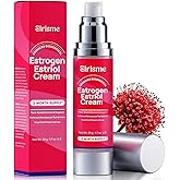 Elrisme Estriol Cream for Women Menopause Relief: Natural Bioidentical Estrogen Cream, Hormone Balance, Perimenopause Support - Vaginal Health, Vulva Itch, Hot Flashes, Night Sweats, 50ml