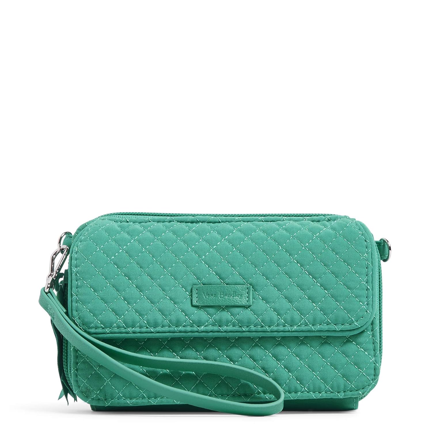 Buy Vera Bradley Microfiber RFID All in One Crossbody, Peacock Blue at