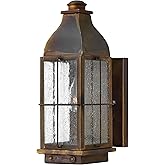 Hinkley Bingham One Light Small Outdoor Wall Mount, Sienna