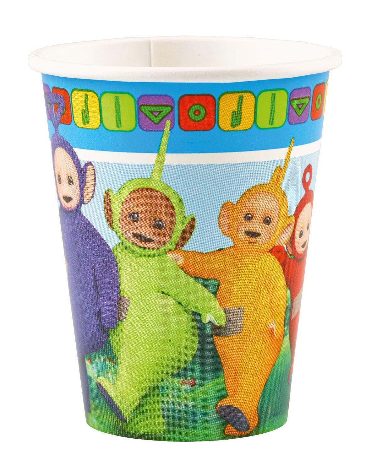 Amscan 9901191 - Teletubbies Birthday Party Paper Cups - 8 Pack
