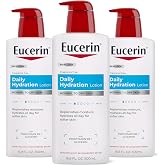 Eucerin Daily Hydration Lotion, Multipack, 3 x 16.9 Fl OZ | 24 Hours of Hydration, Body Moisturizer, Enriched with Provitamin B5 and Glycerin, For Normal to Dry Skin