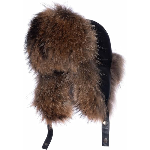 Amazon.com: Marcus Adler Rabbit Fur Pom Hat -Brown  display picture 2