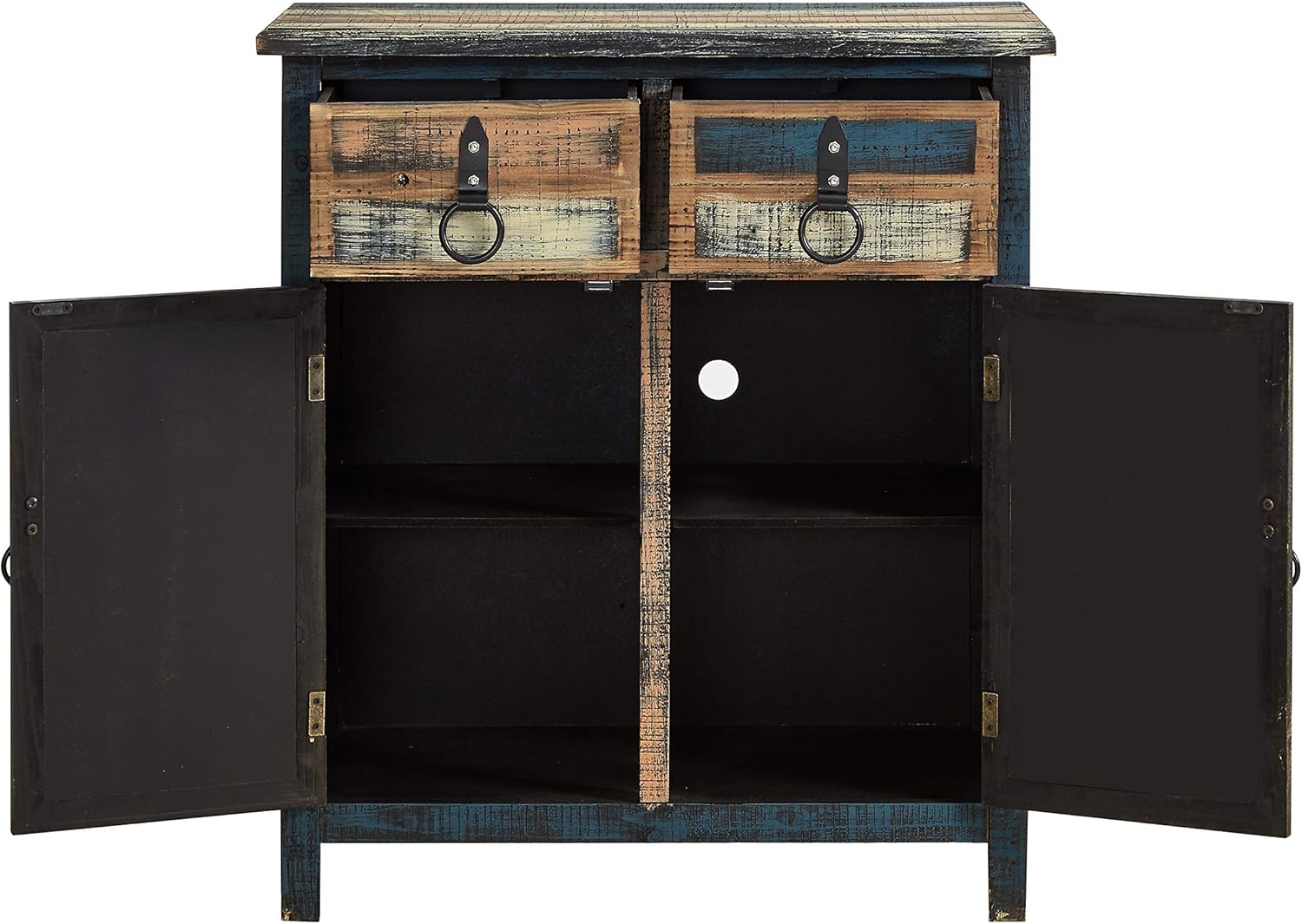 Powell Furniture Calypso Console 2-Drawers/2-Doors: Home & Kitchen