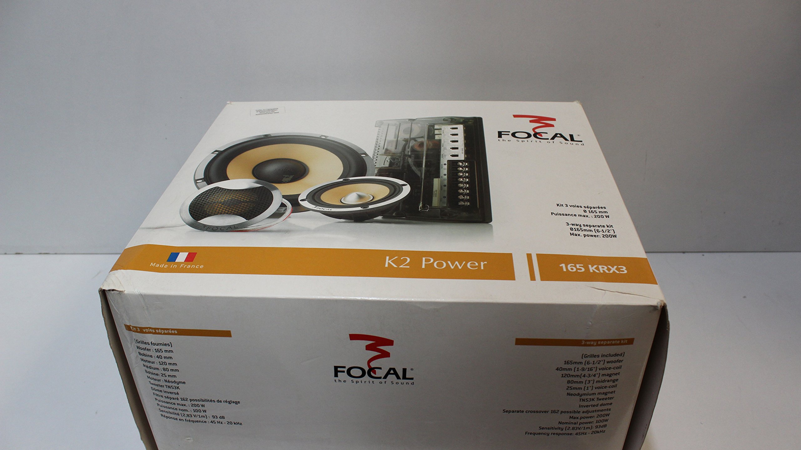Focal 165KRX3 Polykevlar 3-Way Component System