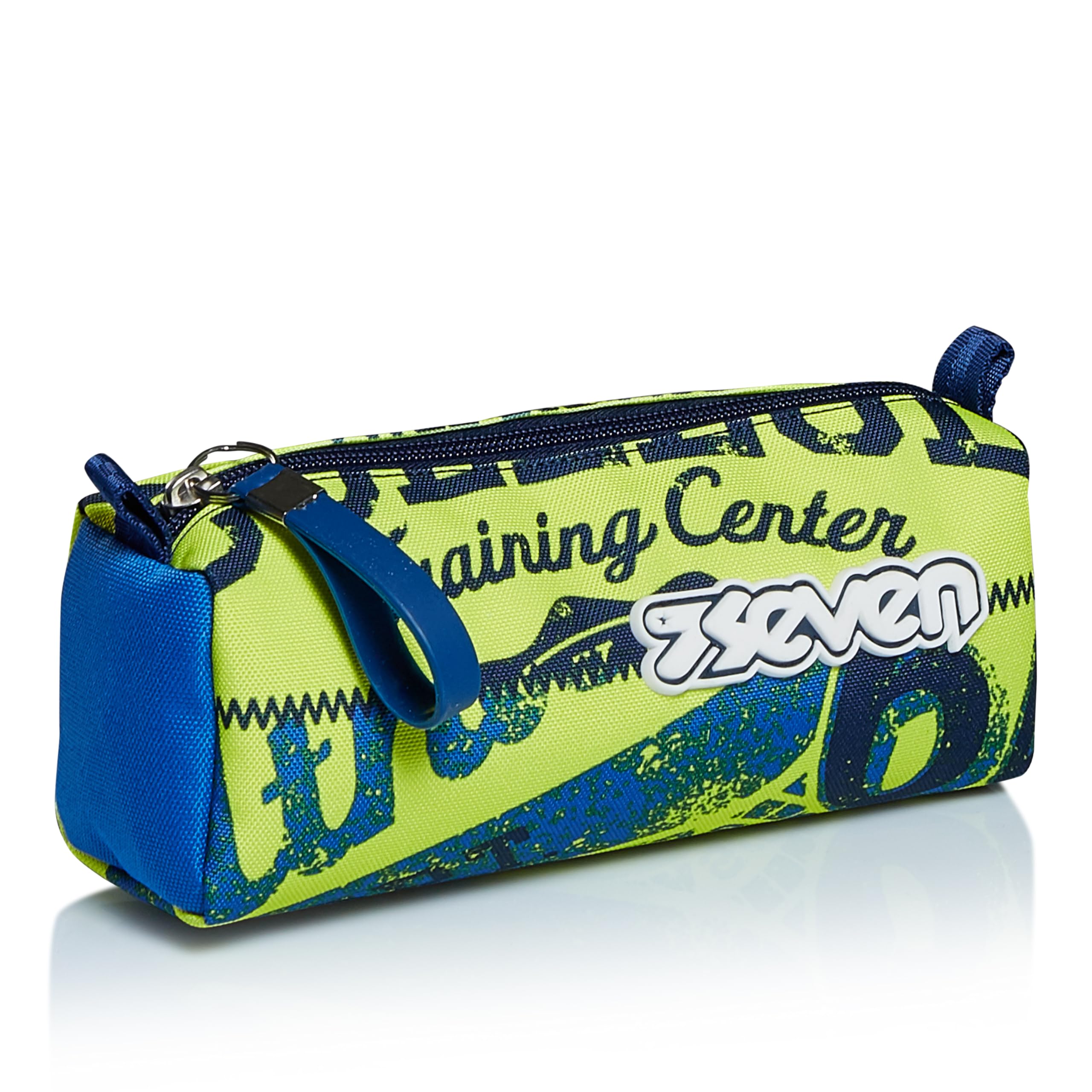 Seven Pencil case - Pen bag, multicolor, Box for Stationery, Pen Pouch for Teen Girls and Boys, Perfect for School Supplies, blue, BRIGHT COLLEGE