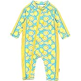 SwimZip Boys' Long-Sleeve UPF 50+ Swimsuit for Baby, Toddler, & Little Boys