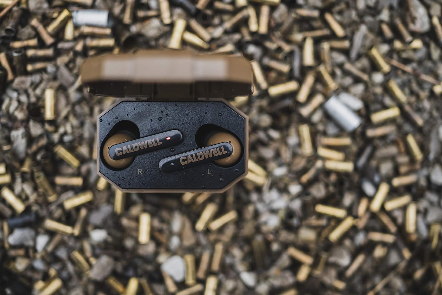 Caldwell E-Max Shadows FDE 23 NRR - Electronic Hearing Protection with Bluetooth Connectivity for Shooting, Hunting, and Range: Sports & Outdoors