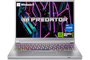 Acer Predator Triton 14 Gaming/Creator Laptop | 13th Gen Intel i7-13700H | NVIDIA GeForce RTX 4070 | 14" Mini LED 250Hz G-SYNC Display | 16GB LPDDR5 | 1TB PCIe Gen4 SSD |WiFi 6E | PT14-51-7979, Silver