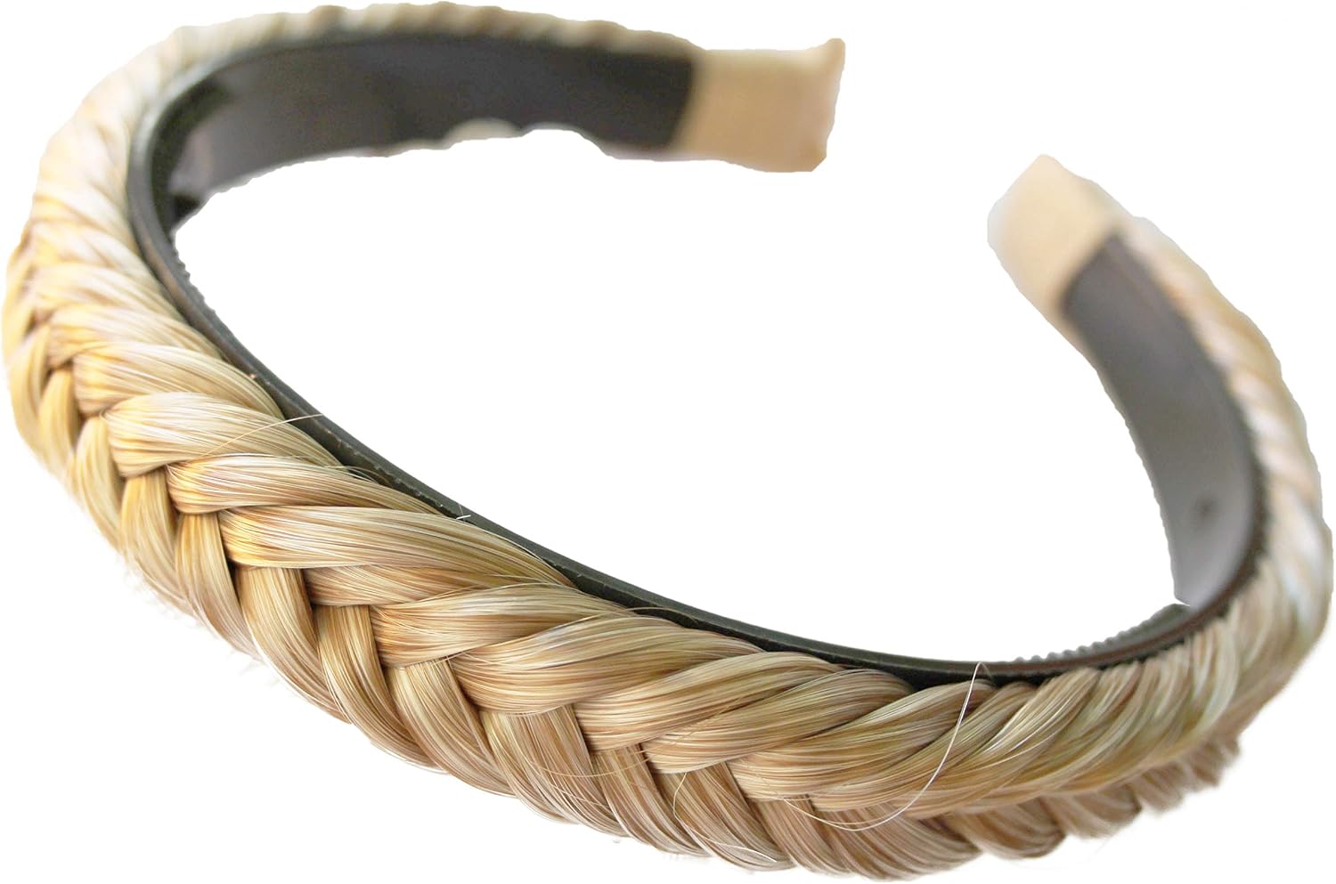 CAISHA Headband Ponytail Braided Hair piece Hair band Hair Accessories Blond Mix HHR1a, blond mix #25/613 HHR1a - Image 4