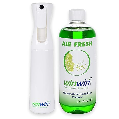- AIR fresh 1000ml I Geruchs- und Schadstoffneutralisations-Reiniger I INKL. SPRAY PUMP
