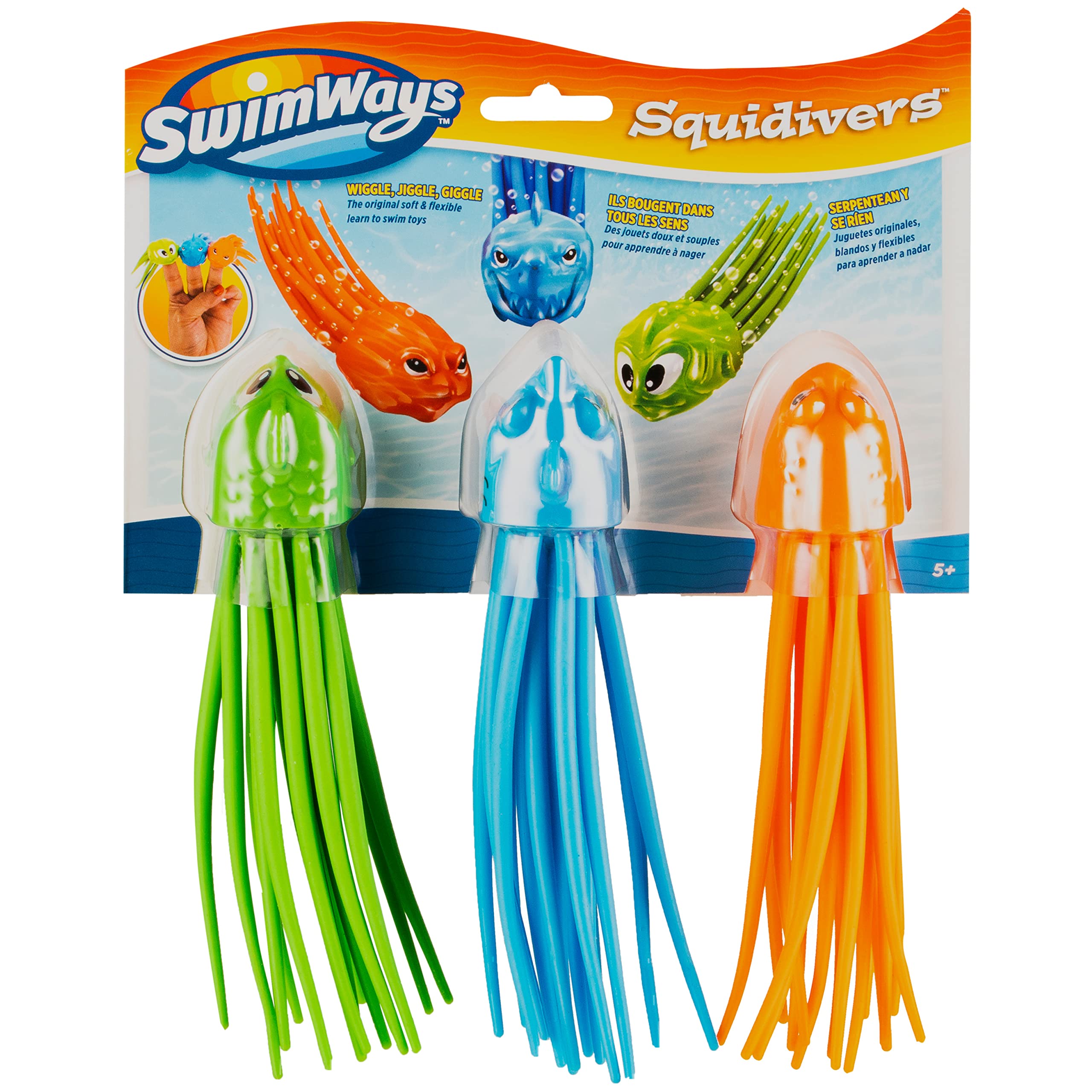 SwimWays Squidivers Assorted Colours 3 Pack