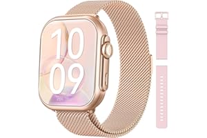 Smart Watch for Women Men Fitness: Smart Watch for iPhone&Android Bluetooth Call with SpO2 Sleep Heart Rate Monitor,IP68,Fitness Tracker with 120+Sport,Reloj Inteligente 30 Day+Battery Life, 2 Bands4.3 out of 5 stars 6464 offers from $59.99