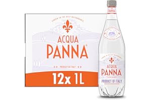 Acqua Panna Natural Spring Water, 33.8 Oz Plastic Bottles (12 Pack)
