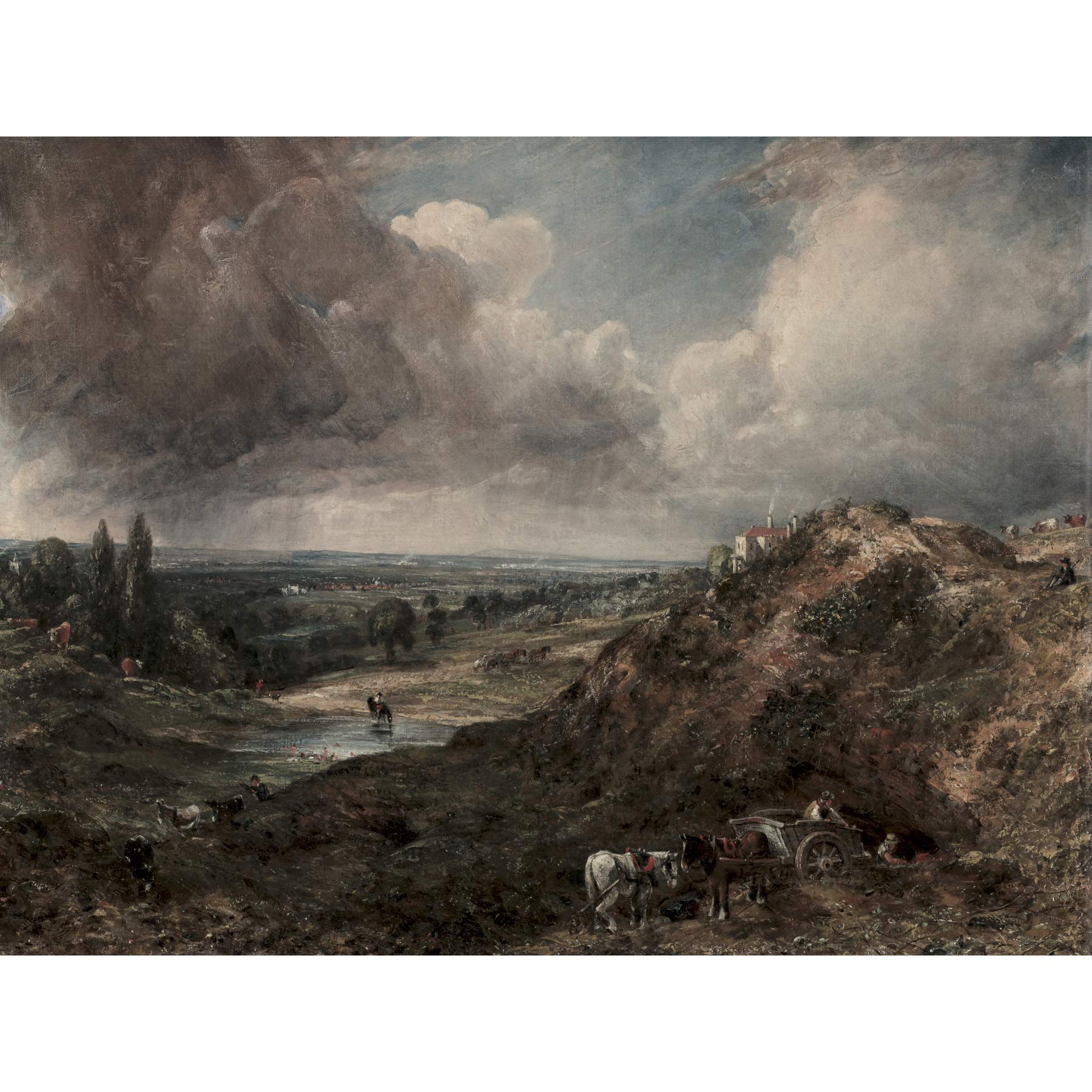 Artery8 Constable Branch Hill Pond Hampstead Large Wall Art Poster Print Thick Paper 18X24 Inch