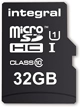 Integral 32GB microSDHC Class 10 Memory Card U1 90MB/s for Smartphones Tablets view 3