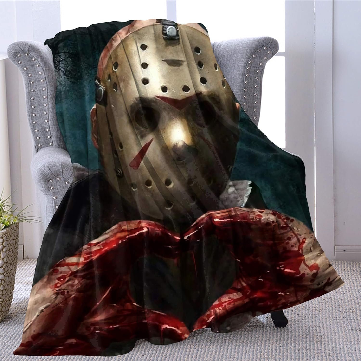 Amazon.com: Jason-Voorhees Lightweight Throw Blanket for Teens - Super