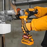 Ingco 115mm Cordless Brushless Angle Grinder 20V 9000RPM 2x4.0Ah Battery Set view 8