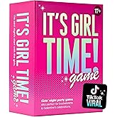 It&rsquo;s Girl Time - Girls Night Game for Bachelorette Party or Galentines - 240 Sweet &amp; Sassy Questions with Challenges - Fun Bridal Shower Game for Adults 17+