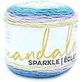 Lion Brand Yarn Mandala Sparkle Yarn, Orion, 1 Skein