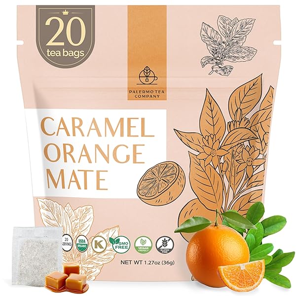 PALERMO ORGANIC YERBA MATE TEA BAGS 20 COUNT...