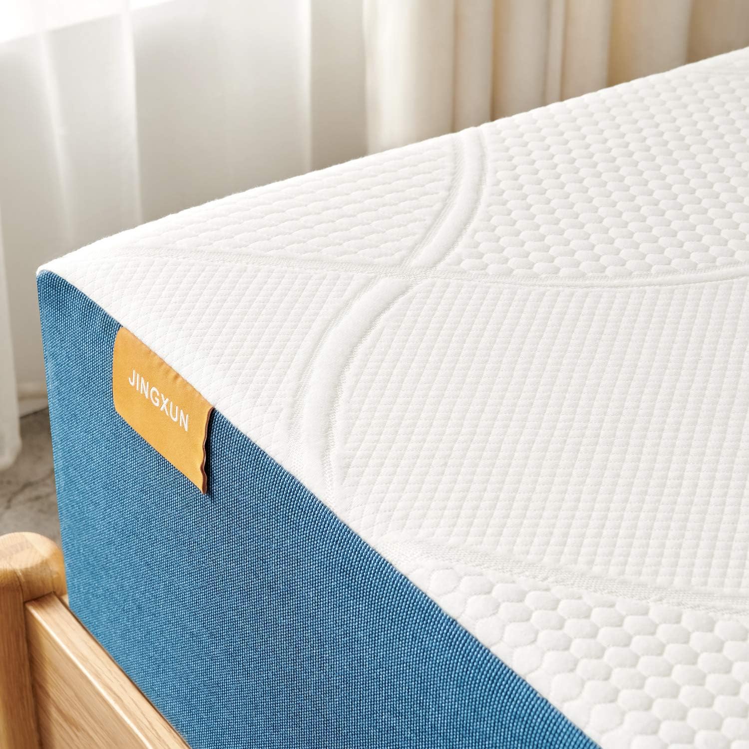 Twin XL Mattress JINGXUN 5 Inch Premium Gel Multi Layered Memory Foam