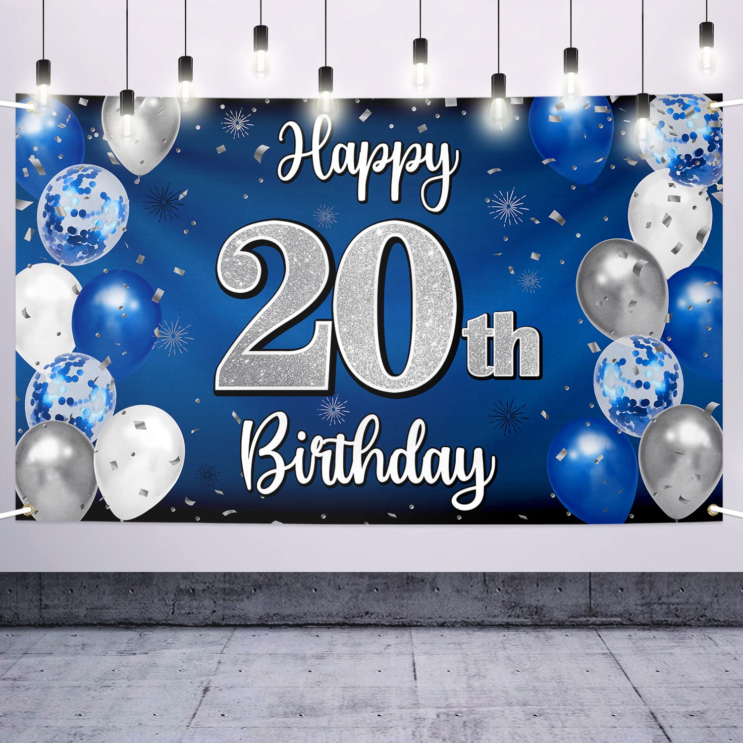 thumbnail image 2 of Rose Gold Birthday Party Decorations Happy Birthday Banner Rose Gold Fringe C 2 of 10
