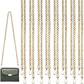 Purse Chain Replacement, 8 Pack Wallet Chain Shoulder Bag Chain, 47 Inch, Metal