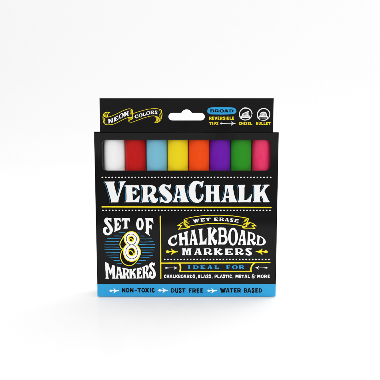 6 Chalk+Markers+Chalkboard+VersaChalk+Reversible