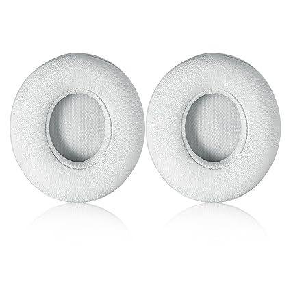 NAMVO Ersatz-Ohrpolster für Beats Solo 2.0/3.0 Wireless On Ear Kopfhörer - Weiß