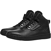 Soulsfeng Unisex Basketball Shoes Leather High Top Sneakers Comfortable Walking Skate Shoes