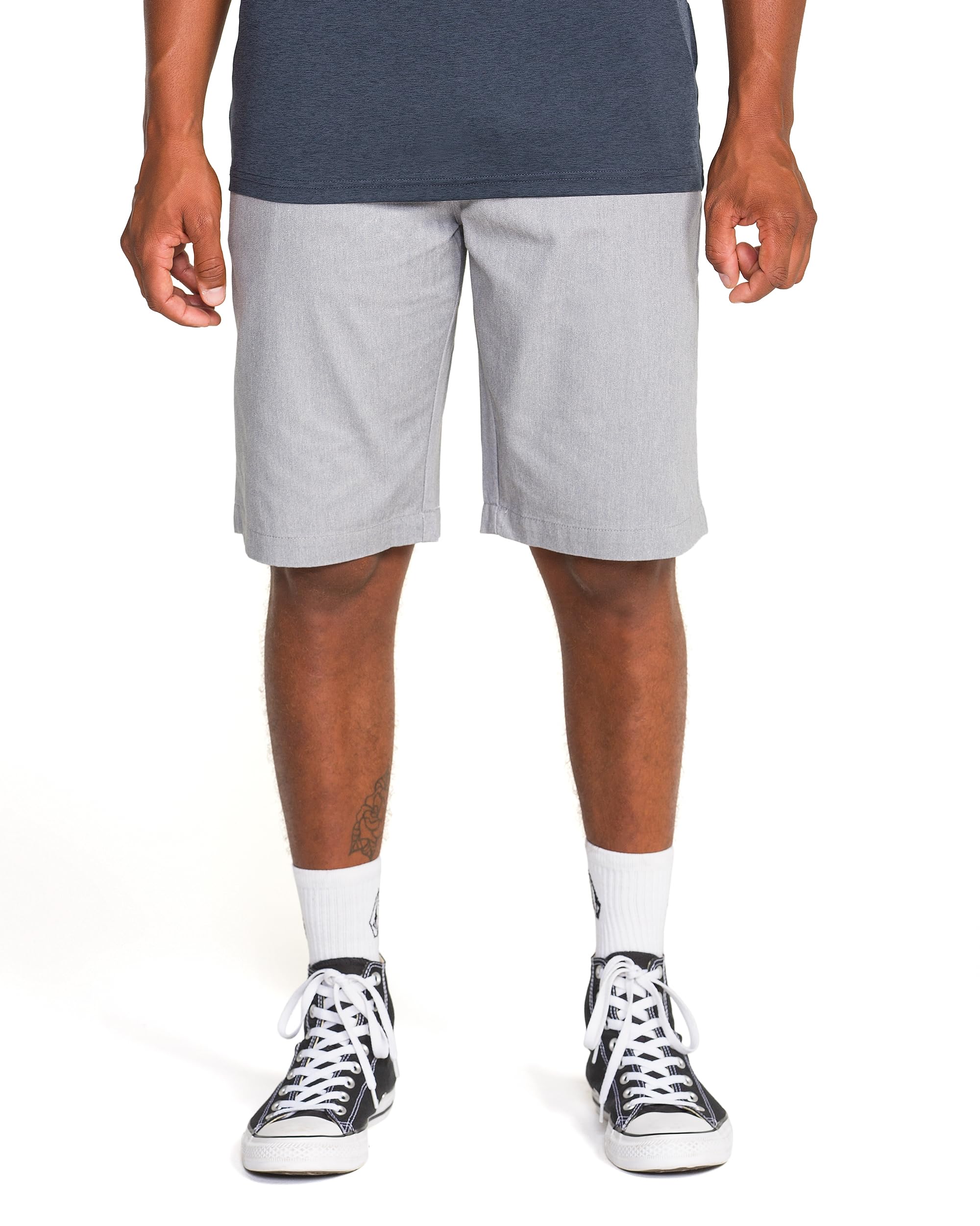 Volcom Men's Vmonty Chino Shorts, Heather Grey, 40 Image