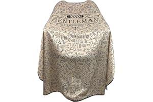 Pelocapa Barber Cape for Men Hair Salon Cape with Snaps Waterproof Professional Hairdresser Designer Cape Gown- 63”× 56”