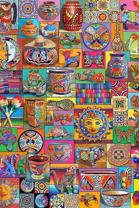 wooden mosaic puzzle