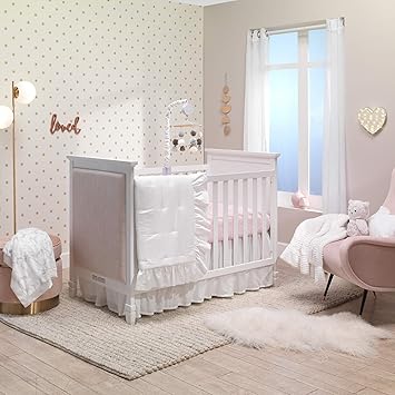 lambs and ivy 4 piece crib set