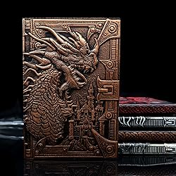 Haxtec DND Notebook 3D Embossed Copper Dragon