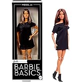 Barbie Basics Model 01 Collector Doll with Brunette Hair, Black Mini Dress & Shoes, Universal-fit Fashions, Posable Body & Sw