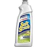 Soft Scrub Cleanser with Bleach, 24 Oz, Multi Surface Cleaner, Germ Kill | Tough on stains, gentle on surfaces, Achieve a sparkling, scratch-free shine, Ideal for toilet cleaning