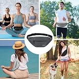 MAXTOP Large Bumbag Waist Fanny Pack Running Belt Unisex with Headphone Port view 6