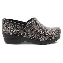 Dansko Women's Professional Black Antique Tooled